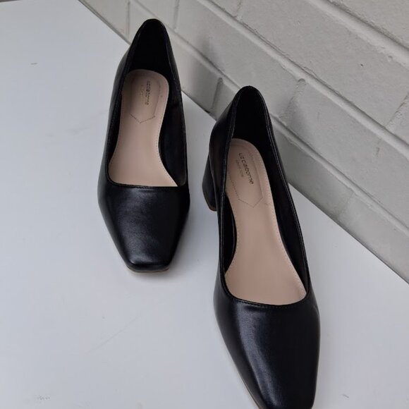 Women fashion Black low Heel Shoe's - Picture 2 of 9